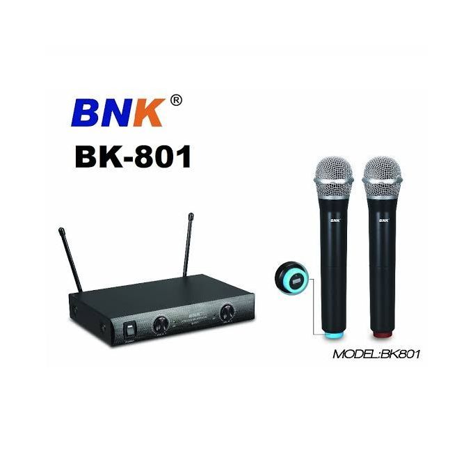 Premier microphone BK-801 Wireless Professional Microphone with 2 Microphones