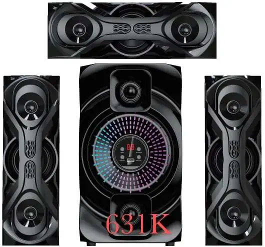 NEW TAGWOOD LS-631K 3.1CH MULTIMEDIA SPEAKER SYSTEM WITH BLUETOOTH FM RADIO EQUALIZER MP3 PLAYER USB AND REMOTE CONTROL