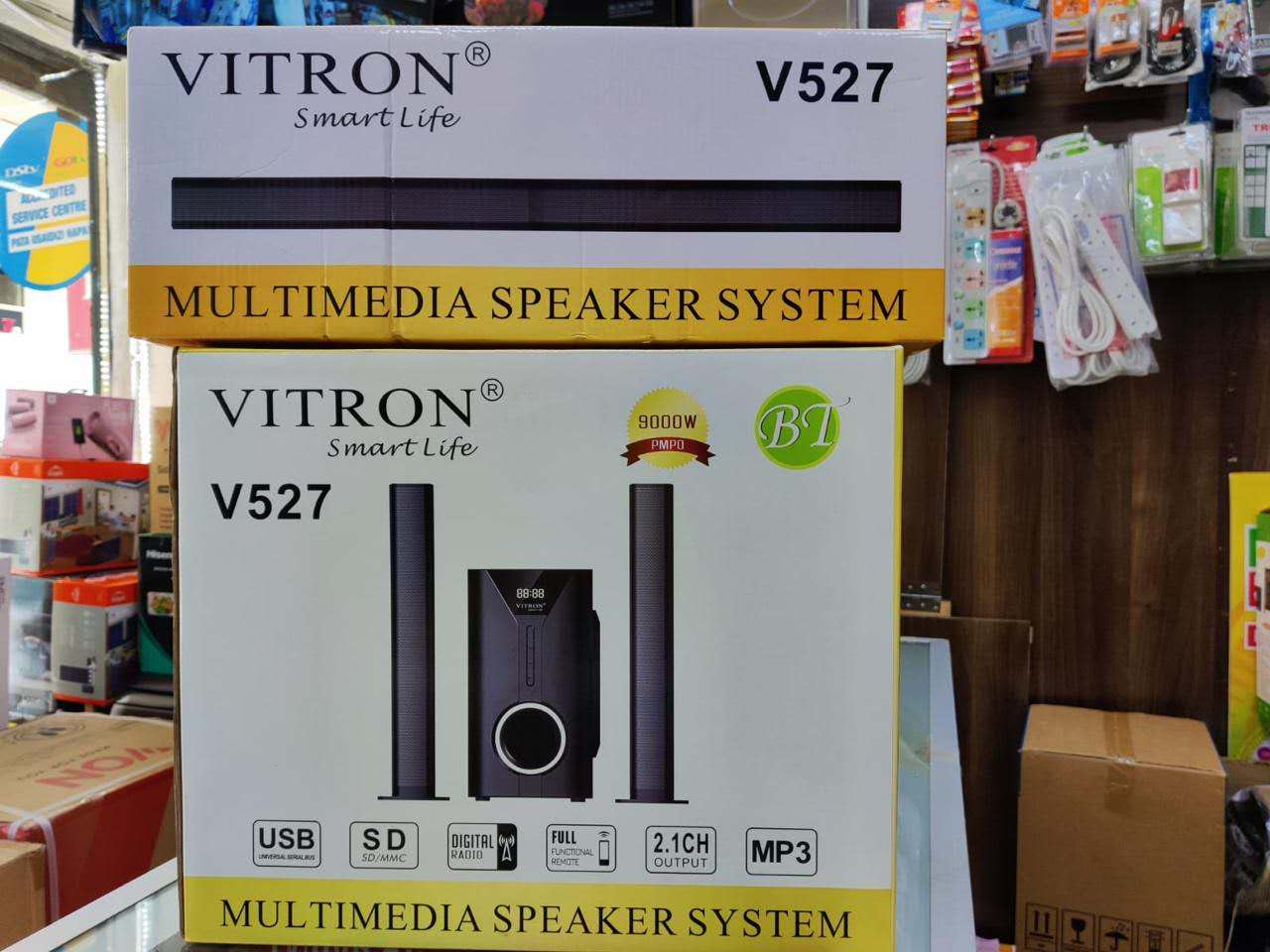 VITRON 9000W 2.1 CH SOUNDBAR MULTIMEDIA SPEAKER SYSTEM BLUETOOTH USB SD FM RADIO WITH FULLY FUNTIONAL REMOTE CONTROL
