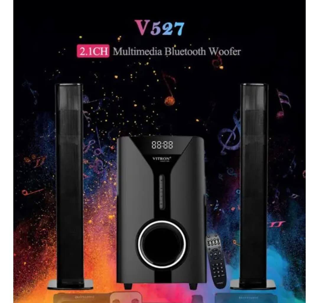 VITRON 9000W 2.1 CH SOUNDBAR MULTIMEDIA SPEAKER SYSTEM BLUETOOTH USB SD FM RADIO WITH FULLY FUNTIONAL REMOTE CONTROL