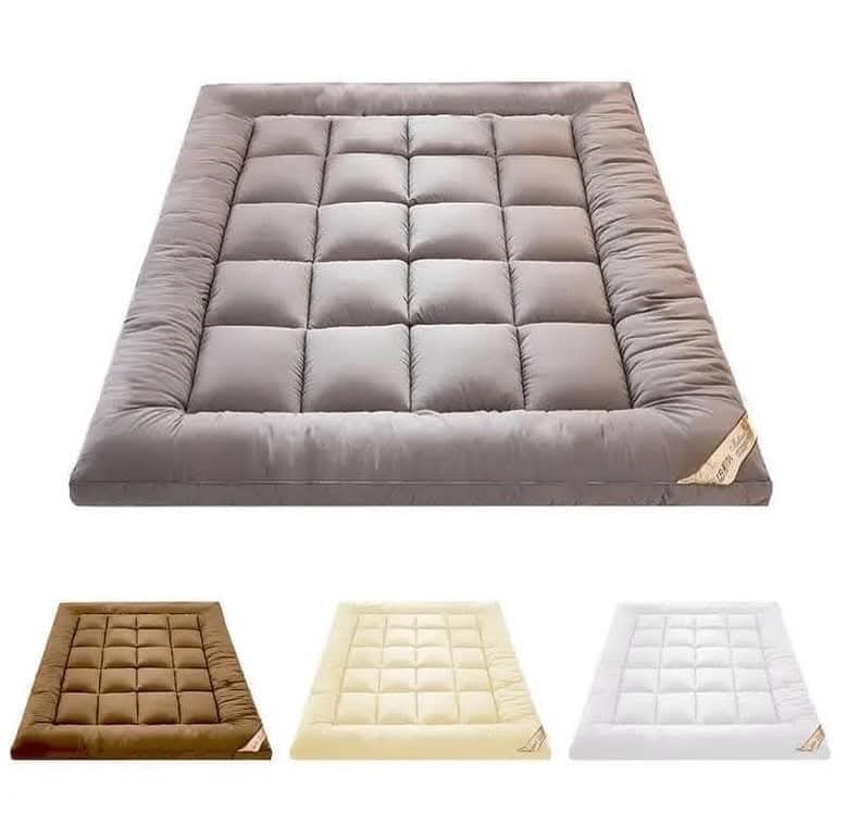 Mattress Topper 100% Fiber, Skin Friendly,Soft and breathable fabric,10cm thick double layer,soft microfiber .foldable and long lasting.Direct from the manufacturer