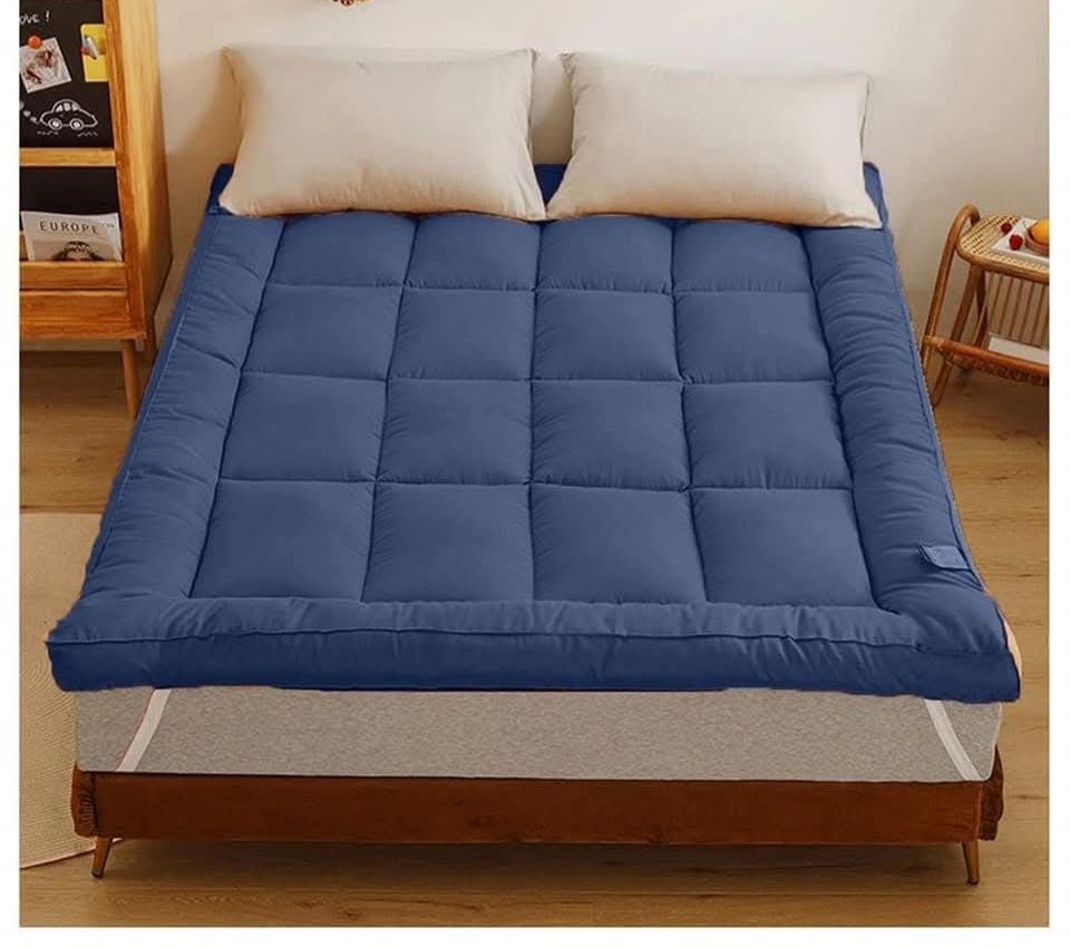 Mattress Topper 100% Fiber, Skin Friendly,Soft and breathable fabric,10cm thick double layer,soft microfiber .foldable and long lasting.Direct from the manufacturer