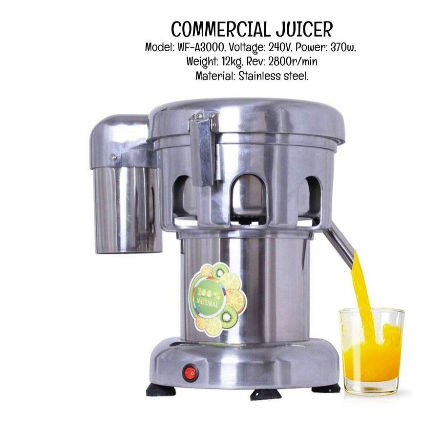 Stainless steel commercial juicer extractor
