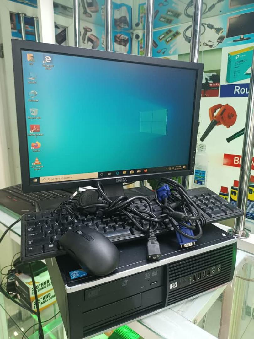 Supper Offer 2025, Hp desktop Full Set with Dell 21'' Monitor, Keyboard, Mouse) Hp Desktop core i5- 6000 4 gb 250gb |Computer | Desktop | Refurbished Desktop                                          .