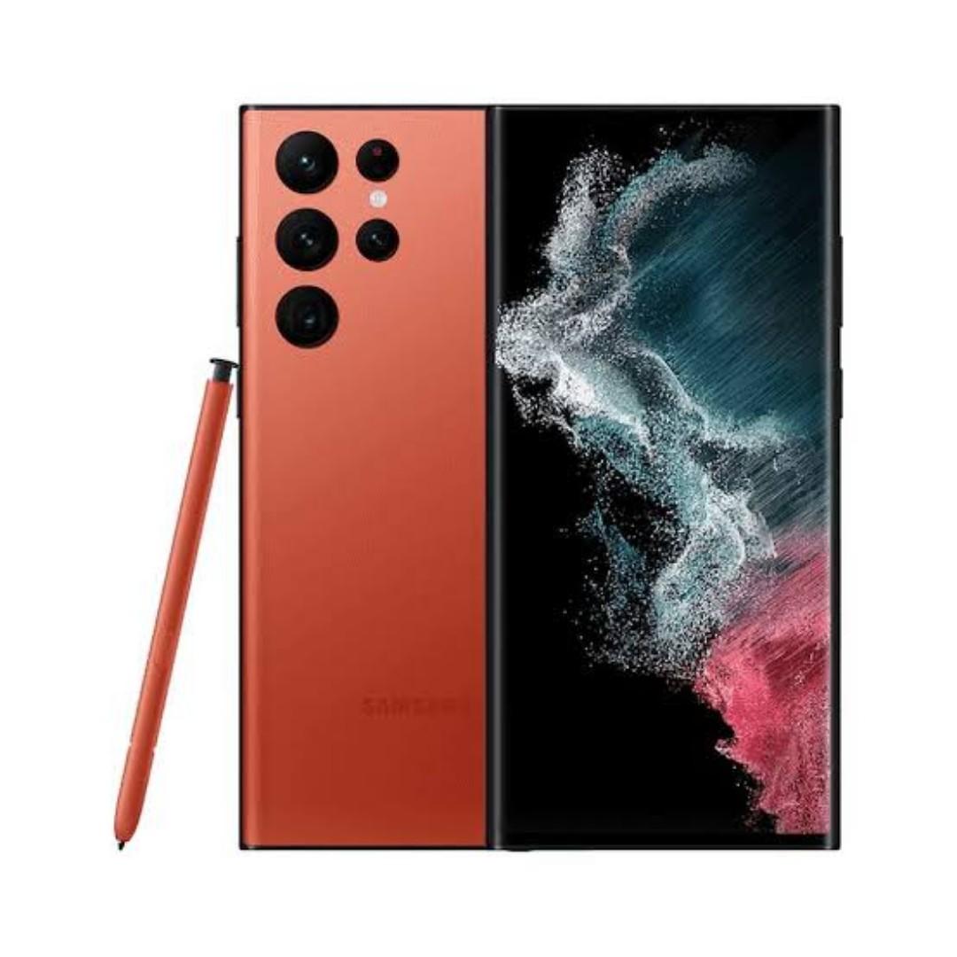 Samsung s22 ultra 256gb 5g Samsung Galaxy S22 Ultra 5G 256 GB/12GB flaunts a 6.8 inches Dynamic AMOLED screen that gets a resolution of 1440 x 3080 pixels and a pixel density of 500ppi. The smartphone