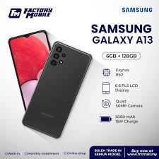 Refurbished Samsung Galaxy A13 (SM-A135F/DS) Dual SIM 64GB 4GB RAM
Refurbished Samsung Galaxy A13 Dual SIM 64GB 4GB is a budget-friendly smartphone that offers a combination.