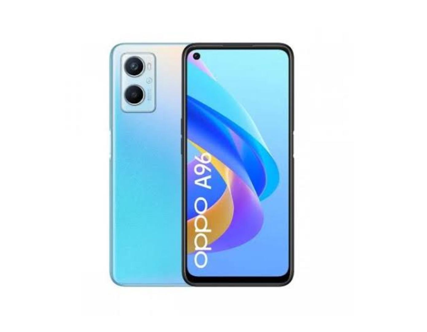 Refurbished Oppo A96 8gb +8 GB ram 256GB rom 6.43 inches 5000 mAh 50mp 2mp selfie 16mp This basically is the same display as one present on the Oppo A95. One would say that one is AMOLED.Best shapes..