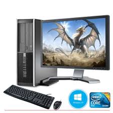 DELL Dsktop Refurbished Optiplex 7010, 3010 Desktop CPU - Core I3 2nd 3.2GHz 4GB RAM 500GB Windows 10 19" DELL Monitor (complete Setup)