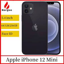 Apple iPhone 12 Mini 256GB 4GB RAM 5G Speed A14 Bionic 5.4" Super Retina XDR OLED iOS 14.1 Dual 12MP Camera 2227mAh Fast Charging Battery Pre-Owned Abroad 6 Months Warranty The smartphone runs iOS 14