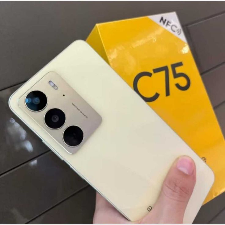 New Arrival Realme C75 256GB+4GB IP69 Dust Water Resistant 6.72'' 90Hz 6000mAh 45W 50MP Camera Mediatek Helio G92 Max (12 nm) Android 14 Type-C Dual Sim Smart Phones Side Fingerprint Unlock phone