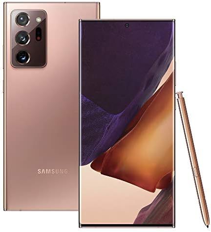 Refurbished Samsung Galaxy Note 20 Ultra 256GB 12GB RAM 5G 6.9" Dynamic AMOLED Display Dual SIM Triple 108MP Camera 4500mAh Battery Boxed 1 Year Warranty                                              .