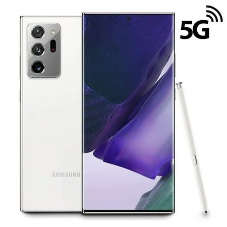 Refurbished Samsung Galaxy Note 20 Ultra 256GB 12GB RAM 5G 6.9" Dynamic AMOLED Display Dual SIM Triple 108MP Camera 4500mAh Battery Boxed 1 Year Warranty                                              .