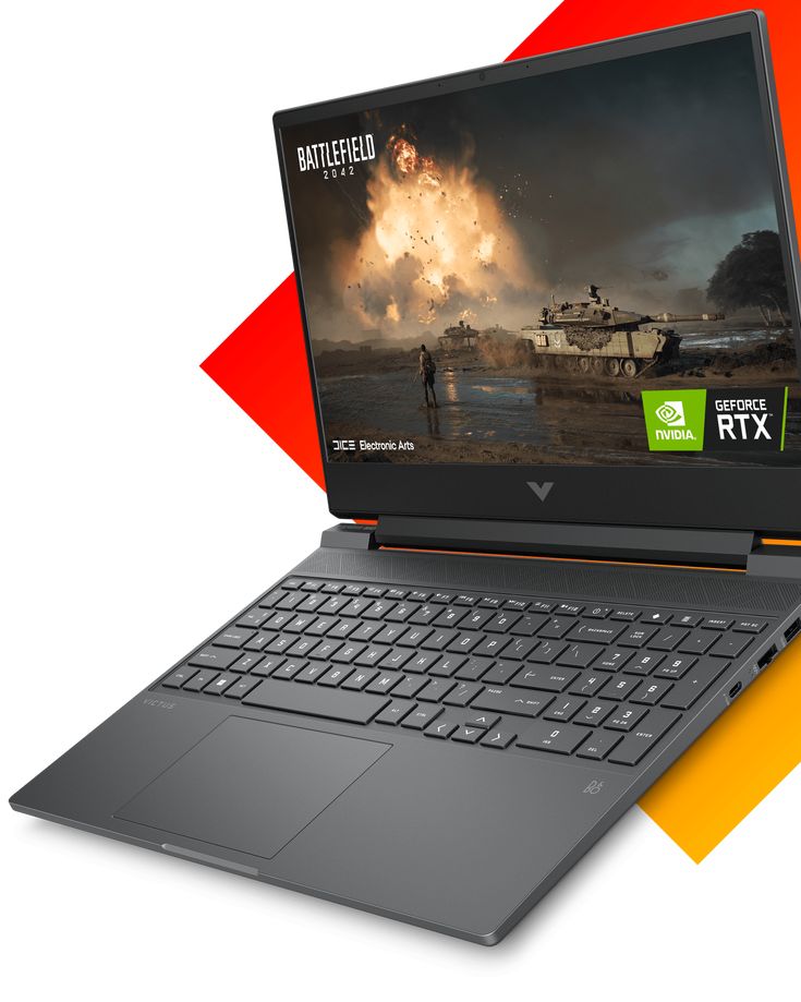 Hp Victus 15-fa1093dx Gaming Laptop 13th Gen Intel Core i5-13420H 8GB DDR4-3200 MHz RAM 512GB PCIe Gen4 nvme TLC M.2 SSD 15.6" FHD 144Hz rate Display 6GB GDDR6 NVIDIA GeForce RTX 3050 Laptop GPU Audio