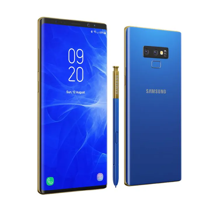 EX UK  GRADE AAA+  Samsung Galaxy Note 9 128GB 6GB RAM 6.4" Super AMOLED Display Dual 12MP Camera 4000mAh Battery nano SIM 4G LTE AMOLED 4000 mAh Battery Boxed Certified Refurbished  Pre-Owned 3 Month