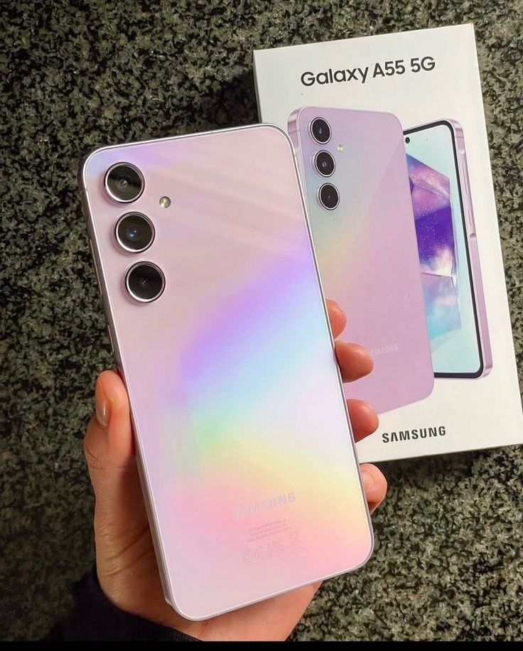 NEW Boxed Samsung Galaxy A55  5G 6.6'' 128 GB Storage 8GB Ram Super AMOLED, 120Hz, Android 13, upgradable to Android 14, 50MP + 12MP + 5MP Main Camera 32 MP Front Cam Fingerprint sensor 5000mAh Type C