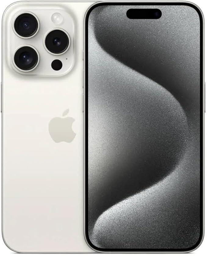 (EX-UK) Apple iPhone 15 Pro Max 512GB 8GB RAM 6.7" LTPO Super Retina XDR OLED , 120HZ  Always-On Display 48MP Triple Camera,Nano-sim +esim, A17 Pro Chip iOS 26, apple A17 4441mAh Battery USB Type-C