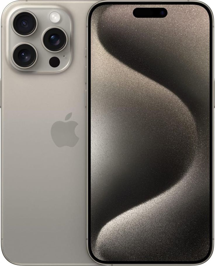 (EX-UK) Apple iPhone 15 Pro Max 512GB 8GB RAM 6.7" LTPO Super Retina XDR OLED , 120HZ  Always-On Display 48MP Triple Camera,Nano-sim +esim, A17 Pro Chip iOS 26, apple A17 4441mAh Battery USB Type-C