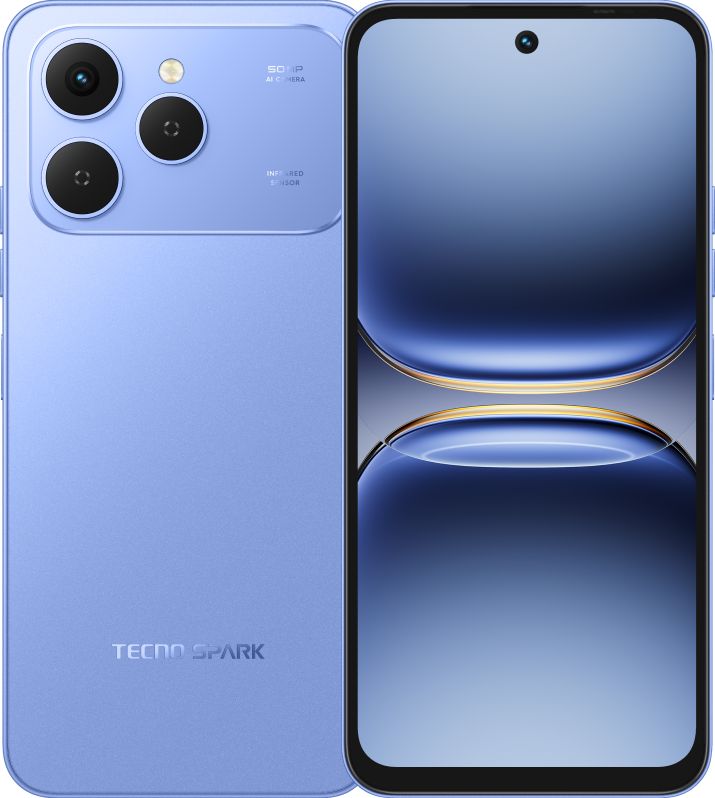 Brand New   Tecno Spark 40 128GB ROM 4GB RAM 6.7" IPS LCD 120Hz Display Android 15 Dual SIM microSDXC 50MP Main Camera 8MP Selfie Camera 5200mAh Battery Dynamic Port 50MP Dual Speaker 5200mAh 45W Type