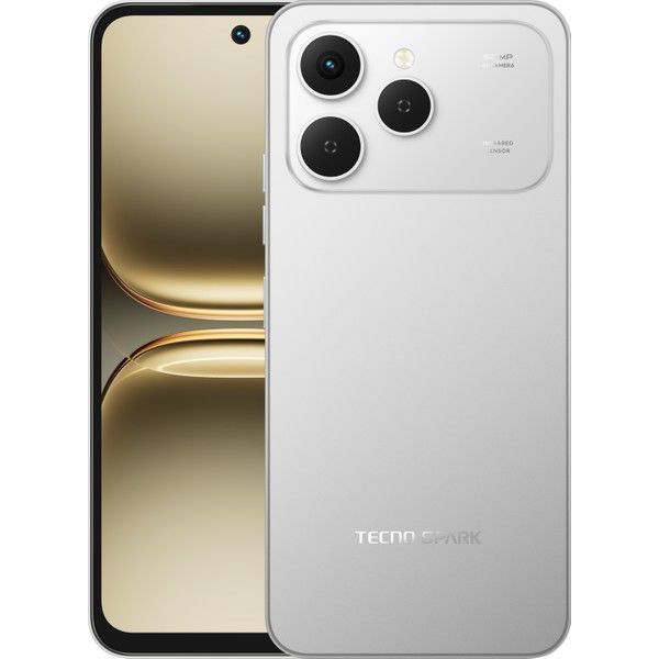 Brand New   Tecno Spark 40 128GB ROM 4GB RAM 6.7" IPS LCD 120Hz Display Android 15 Dual SIM microSDXC 50MP Main Camera 8MP Selfie Camera 5200mAh Battery Dynamic Port 50MP Dual Speaker 5200mAh 45W Type