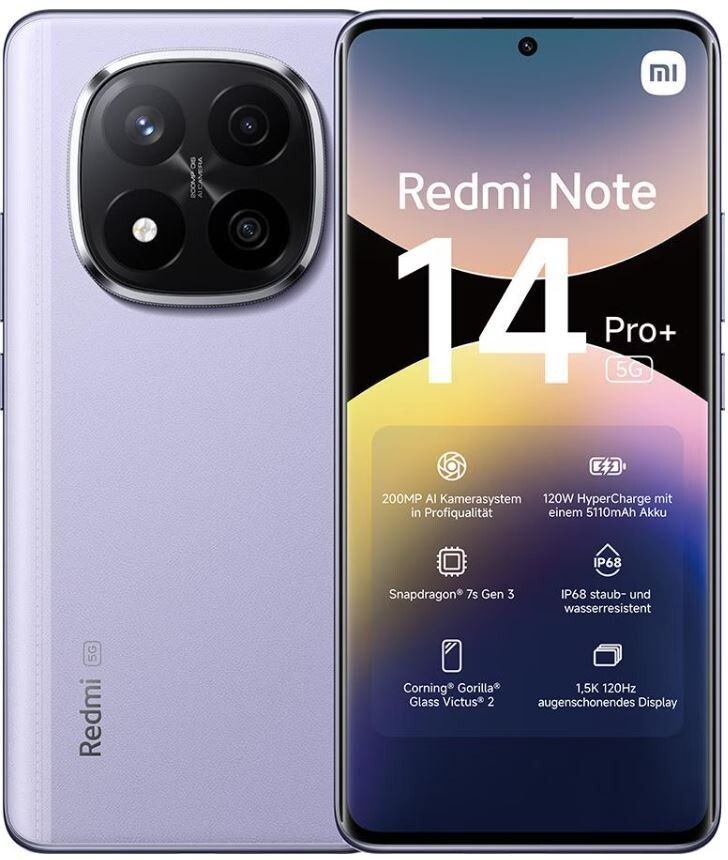 Brand New  Xiaomi Redmi Note 14 Pro 512GB ROM 12GB RAM 6.67" Display Android 14 with HyperOS 200MP Main Camera 32MP Selfie Camera Gorilla Glass Victus 2 5500 mAh Battery                             ..