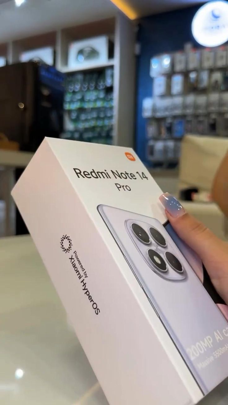 Brand New  Xiaomi Redmi Note 14 Pro 512GB ROM 12GB RAM 6.67" Display Android 14 with HyperOS 200MP Main Camera 32MP Selfie Camera Gorilla Glass Victus 2 5500 mAh Battery                             ..