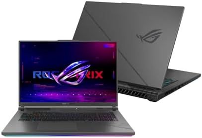 ASUS ROG Strix Scar 16 (2024) 16 G634JZ-N4034W 13th Gen Intel Core i9-13980H 16" QHD+ Anti-glare Display 240Hz 32GB DDR5 RAM 1TB PCIe 4.0 NVMe M.2 Performance SSD 8GB GDDR6 NVIDIA GeForce RTX 4060 Lap