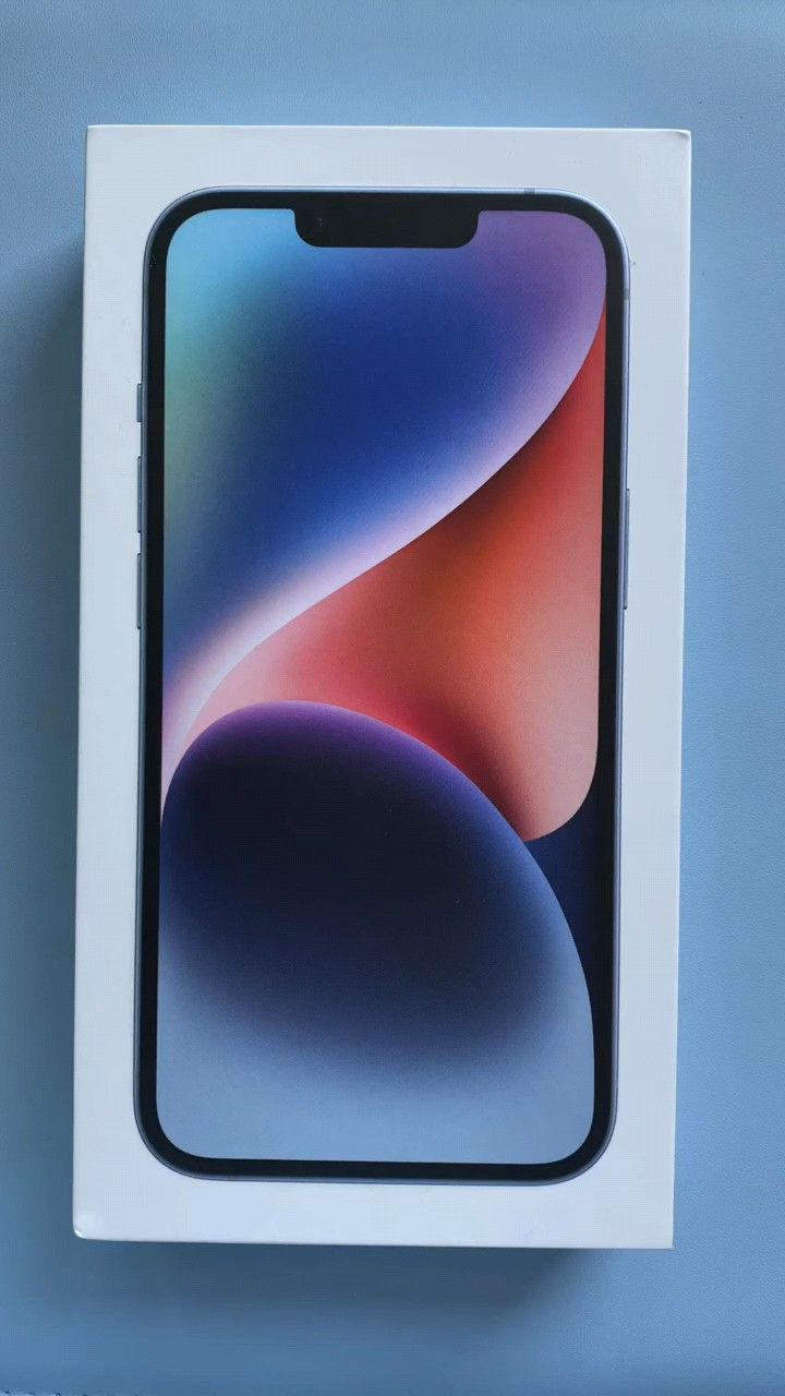 New sealed  Apple iPhone 14 128GB 6GB RAM 6.1" Super Retina XDR OLED A15 Bionic iOS 16 Dual 12MP Camera 3279mAh Battery Boxed 6 Months Warranty          .                                             .