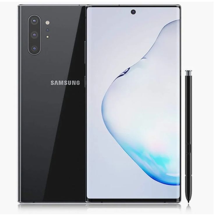 EX UK Samsung Galaxy NOTE 10 Plus -Samsung Galaxy Note 10 Plus Dual SIM 256GB ROM 12GB RAM 6.8" Dynamic AMOLED Display 16MP Quad Camera 4300mAh Fast Charging Battery Boxed Certified Refurbished 3 Mont