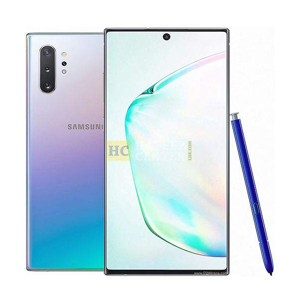 EX UK Samsung Galaxy NOTE 10 Plus -Samsung Galaxy Note 10 Plus Dual SIM 256GB ROM 12GB RAM 6.8" Dynamic AMOLED Display 16MP Quad Camera 4300mAh Fast Charging Battery Boxed Certified Refurbished 3 Mont