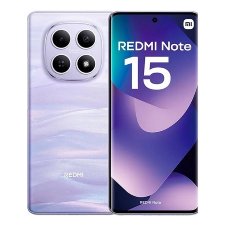 BRAND NEW  XIAOMI Redmi Note 15 256GB ROM +8 GB RAM 6.77" 120Hz AMOLED Curved Display 108 MP Rear Camera 20MP Selfie 6000mAh Battery 33W FAST CHARGING On-Screen finger se Smartphone                  .