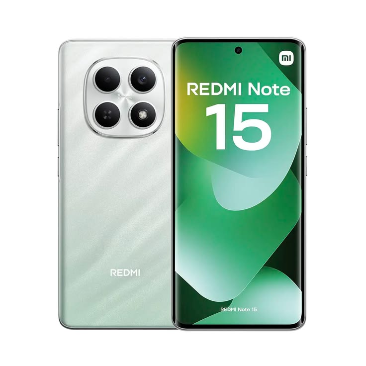 BRAND NEW  XIAOMI Redmi Note 15 256GB ROM +8 GB RAM 6.77" 120Hz AMOLED Curved Display 108 MP Rear Camera 20MP Selfie 6000mAh Battery 33W FAST CHARGING On-Screen finger se Smartphone                  .