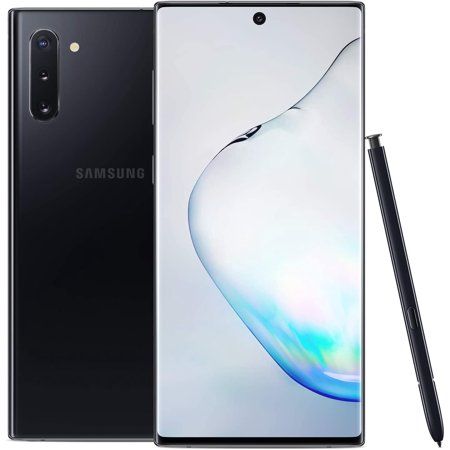 EX UK Samsung Galaxy NOTE 10 Plus -Samsung Galaxy Note 10 Plus Dual SIM 256GB ROM 12GB RAM 6.8" Dynamic AMOLED Display 16MP Quad Camera 4300mAh Fast Charging Battery Boxed Certified Refurbished 3 Mont
