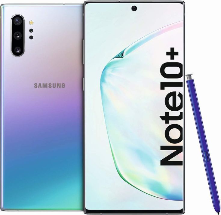 EX UK Samsung Galaxy NOTE 10 Plus -Samsung Galaxy Note 10 Plus Dual SIM 256GB ROM 12GB RAM 6.8" Dynamic AMOLED Display 16MP Quad Camera 4300mAh Fast Charging Battery Boxed Certified Refurbished 3 Mont