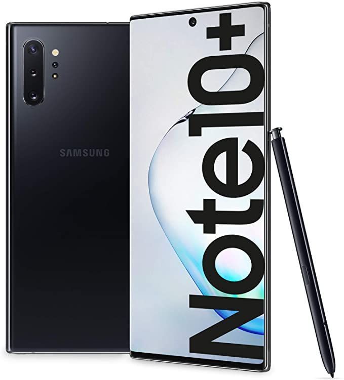 EX UK Samsung Galaxy NOTE 10 Plus -Samsung Galaxy Note 10 Plus Dual SIM 256GB ROM 12GB RAM 6.8" Dynamic AMOLED Display 16MP Quad Camera 4300mAh Fast Charging Battery Boxed Certified Refurbished 3 Mont