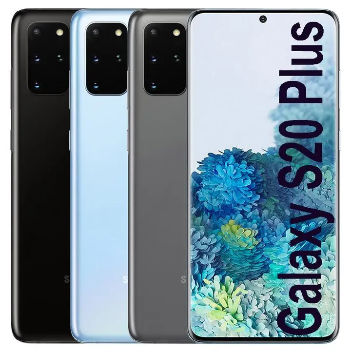 EX UK  Samsung Galaxy s20 plus 128gb rom gb ram  dual sim 6.2 inches 12mp+64.0mp 12.0mp Experience the future of smartphones with Samsung Galaxy,a powerhouse of innovation and technology.,its stunning