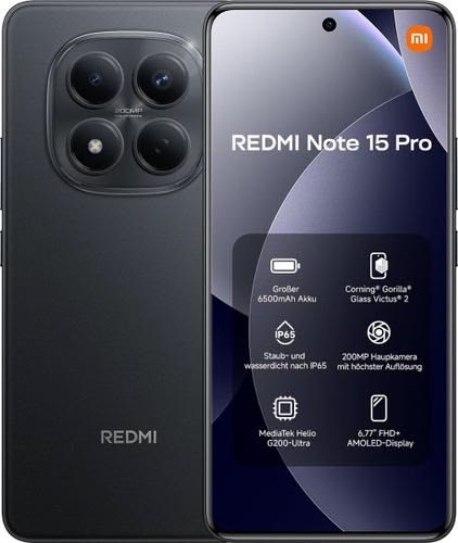 🔥NEW!! Xiaomi Redmi Note 15 Pro 256GB ROM 8GB RAM 6.83" Display Android 15 with HyperOS 200MP + 8MP Main Camera 20MP Selfie Camera Gorilla Glass Victus 2 6580 mAh Battery Xiaomi Redmi Note 15 Pro 4G