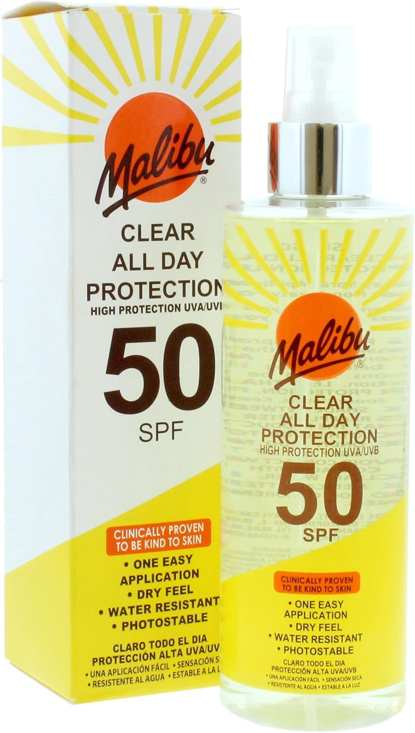 Malibu Clear All Day Protection Spf50 Spray