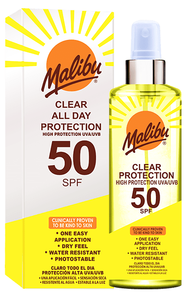 Malibu Clear All Day Protection Spf50 Spray