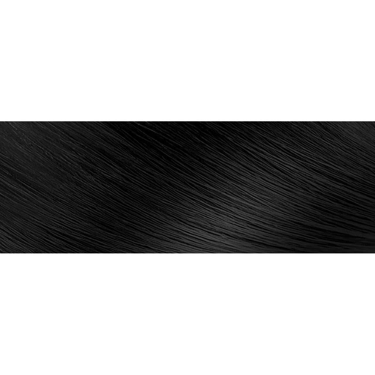 Creme Of Nature Moisture Rich Liquid Hair Color, C11 Natural Black, with Shea Butter Conditioner, 1 Application-leaves hair in better condition