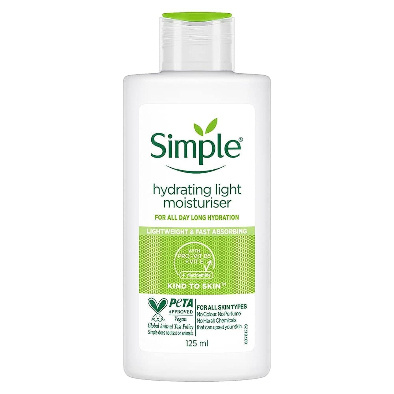Simple Kind To Skin Hydrating Light Moisturizer for for sensitive and oily skin types - lightweight texture, none greasy!