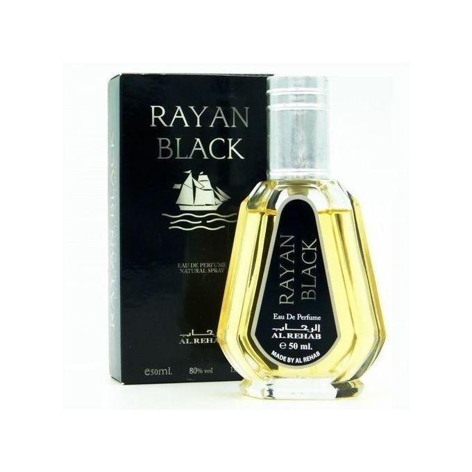 Al-Rehab , Rayan Black long lasting perfume (Original) for men/women- 50ml
