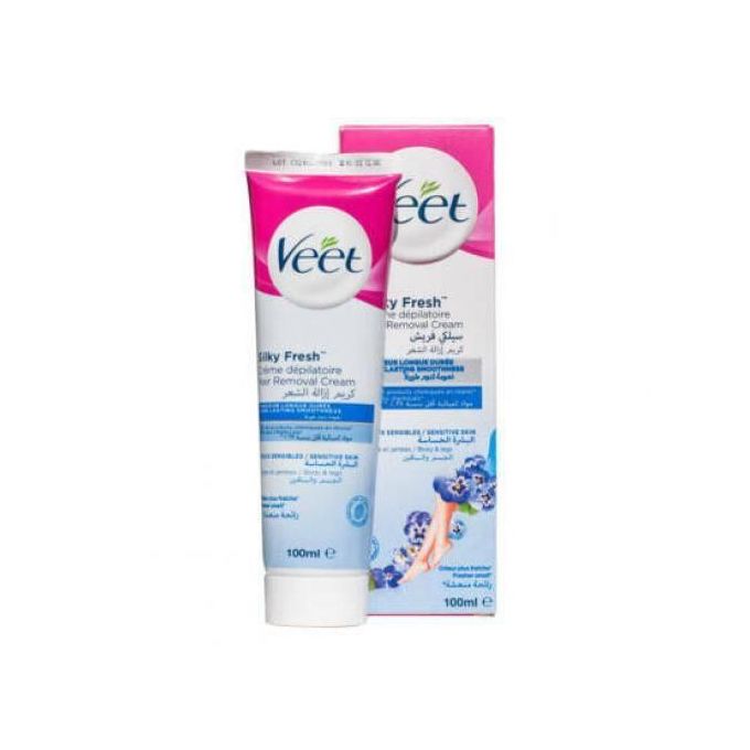 Veet Silky & Fresh Hair Removal Cream For Sensitive Skin- 100g.