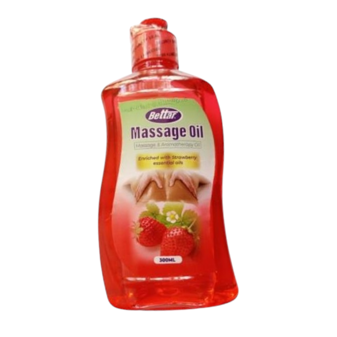Bettar Massage oil enriched with strawberry / aroma therapy oil-300ml