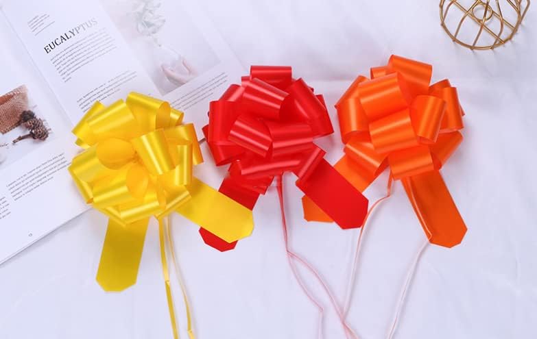10 pcs READY to Pull Bow Gift Ribbons Flower Wrappers for Gift Wrapping Ribbon Flowers Gift Box /Wedding Gifts /Birthday