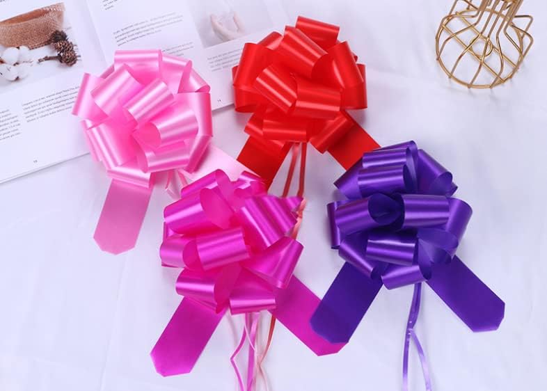 10 pcs READY to Pull Bow Gift Ribbons Flower Wrappers for Gift Wrapping Ribbon Flowers Gift Box /Wedding Gifts /Birthday