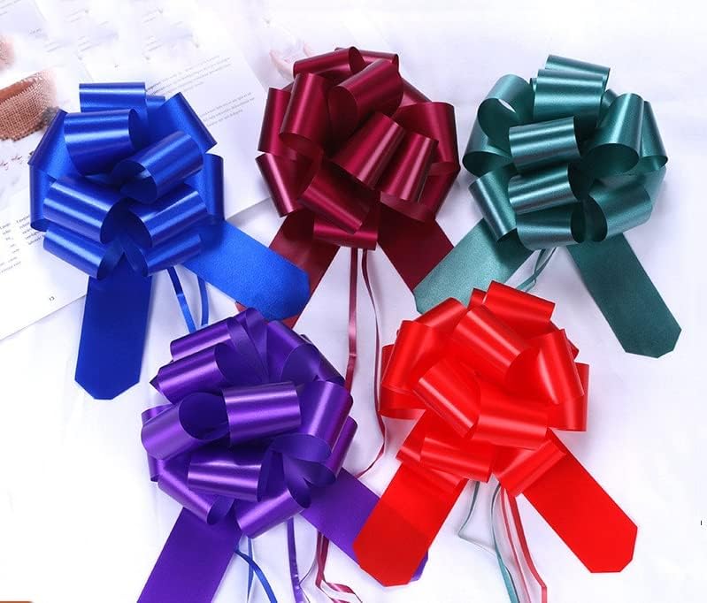 10 pcs READY to Pull Bow Gift Ribbons Flower Wrappers for Gift Wrapping Ribbon Flowers Gift Box /Wedding Gifts /Birthday