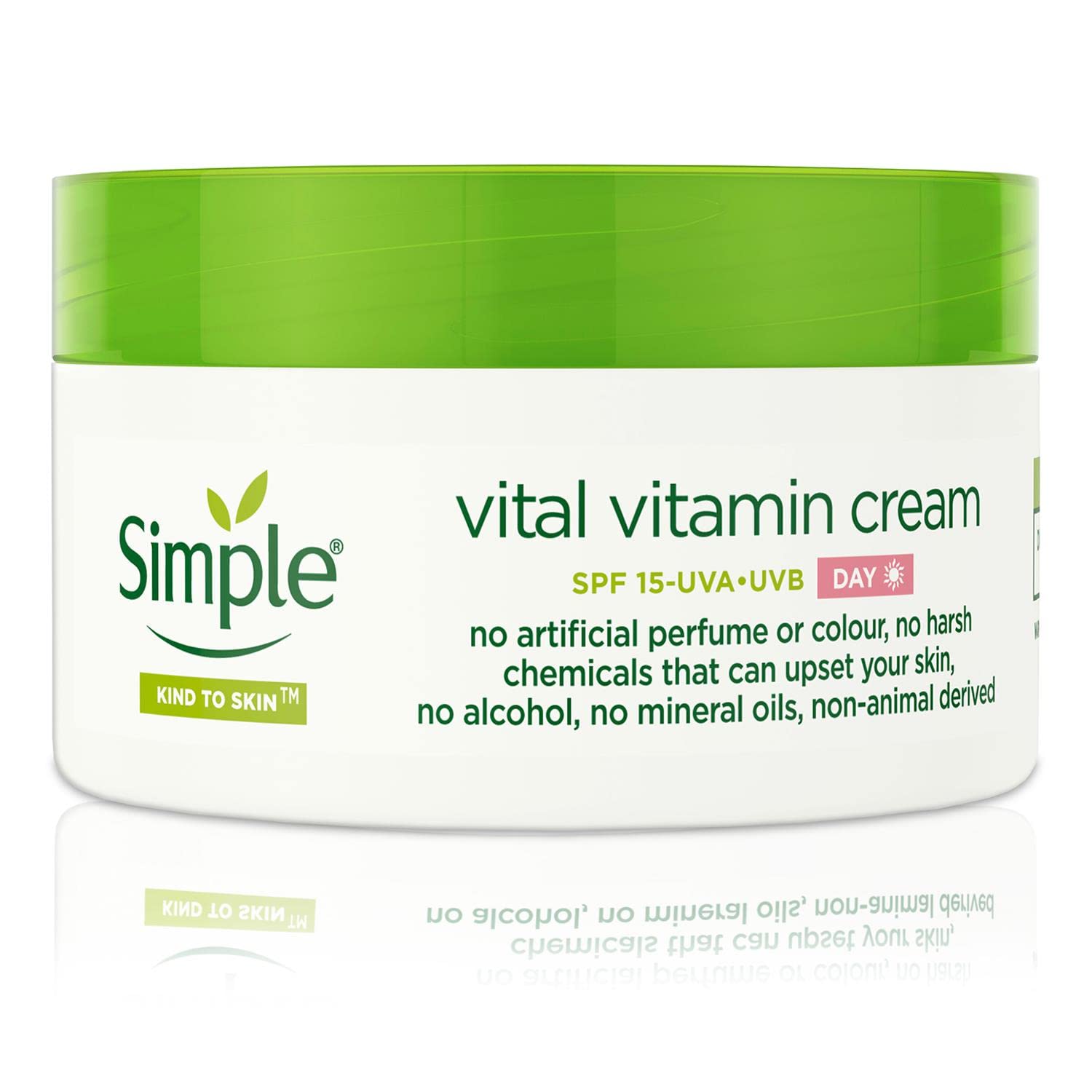 Simple Day Cream - Vital Vitamin with Sunscreen SPF 15 for protection against UVA/UVB