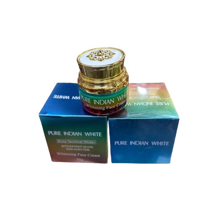 Pure Indian White Whitening face cream with extra Gluta
