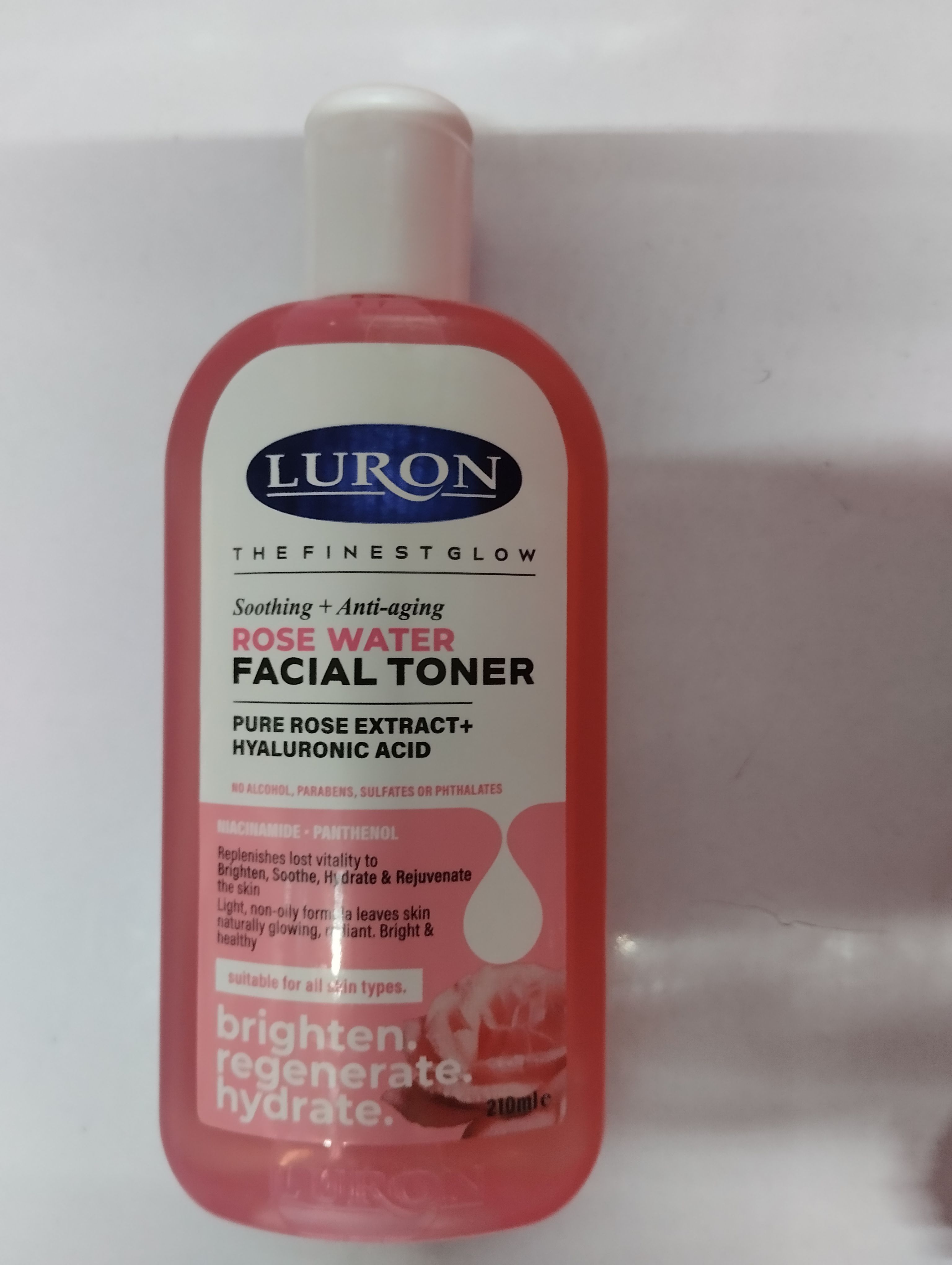 Rose water Facial Toner-Soothing + anti-aging for all Skin types