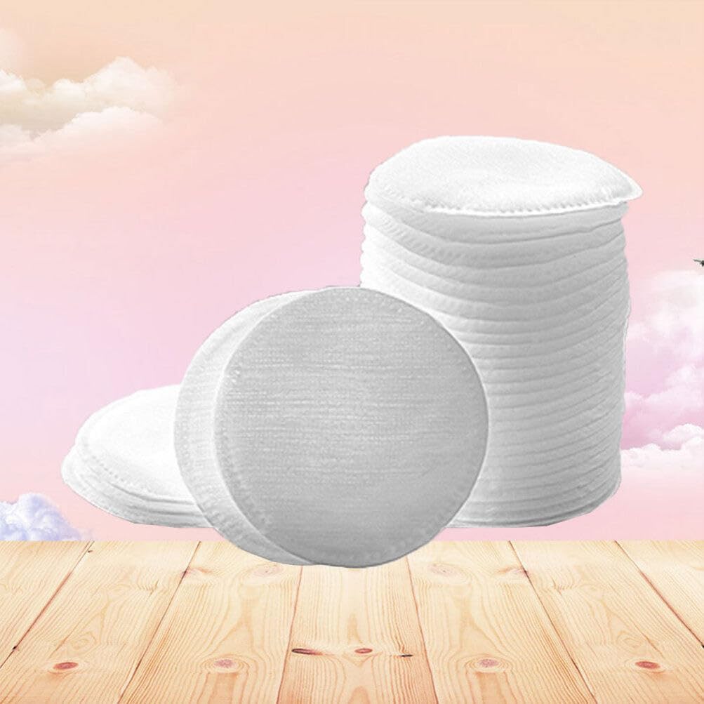 100pcs disposable Round Toner application/ Soft Absorbent Makeup Remover Pads/ Facial Cleansing Towels for Daily Skincare and Makeup Removal